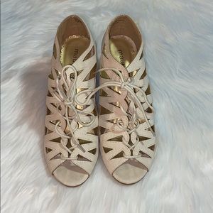 Laced Wedge Shoes